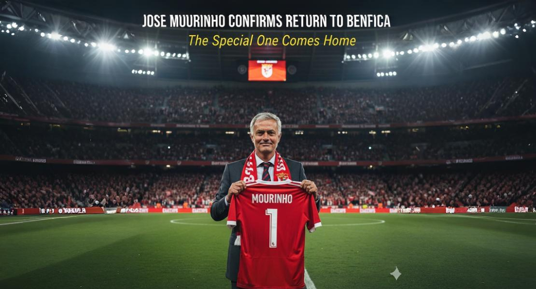 Jose Mourinho Returns to Benfica – Portuguese Coach Confirms Comeback After 25 Years